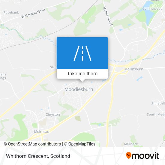 Whithorn Crescent map