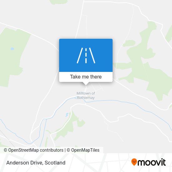 Anderson Drive map