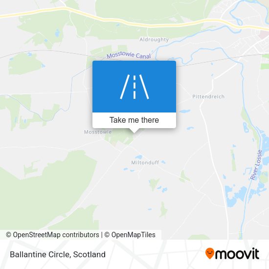 Ballantine Circle map