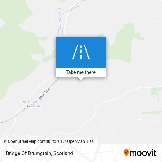 Bridge Of Drumgrain map