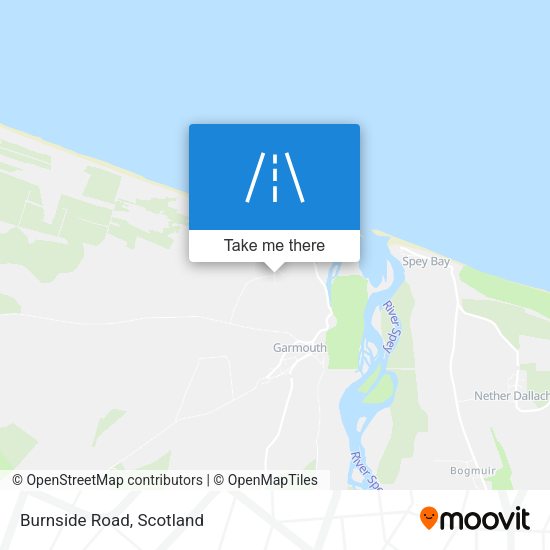 Burnside Road map