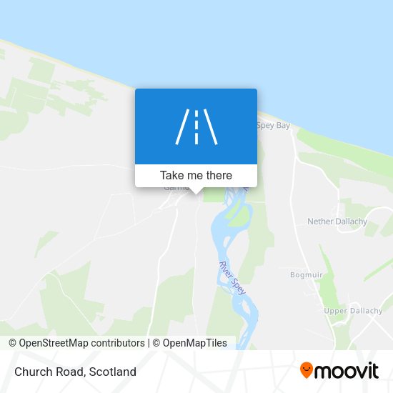 Church Road map