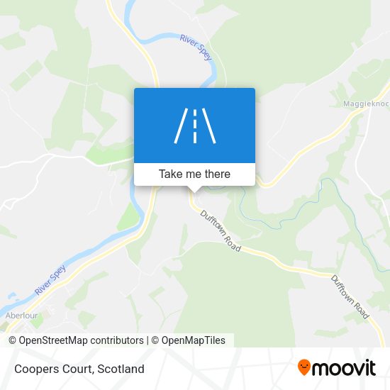 Coopers Court map