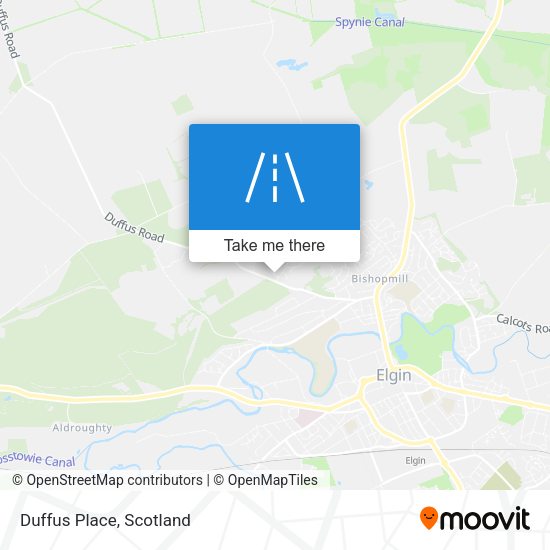 Duffus Place map
