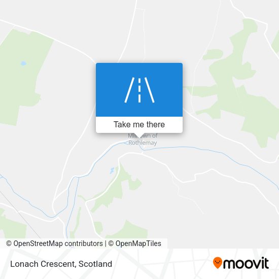 Lonach Crescent map