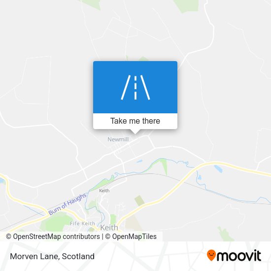 Morven Lane map