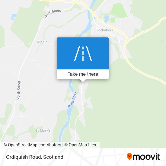 Ordiquish Road map