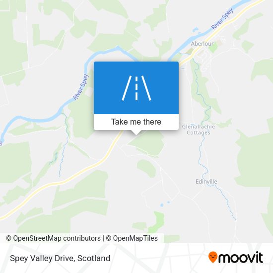 Spey Valley Drive map