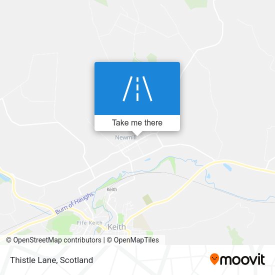 Thistle Lane map