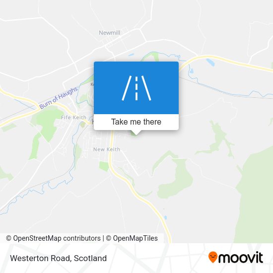 Westerton Road map