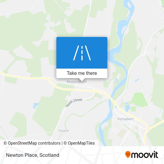 Newton Place map