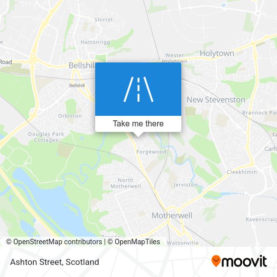 Ashton Street map