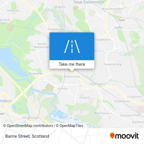 Barrie Street map