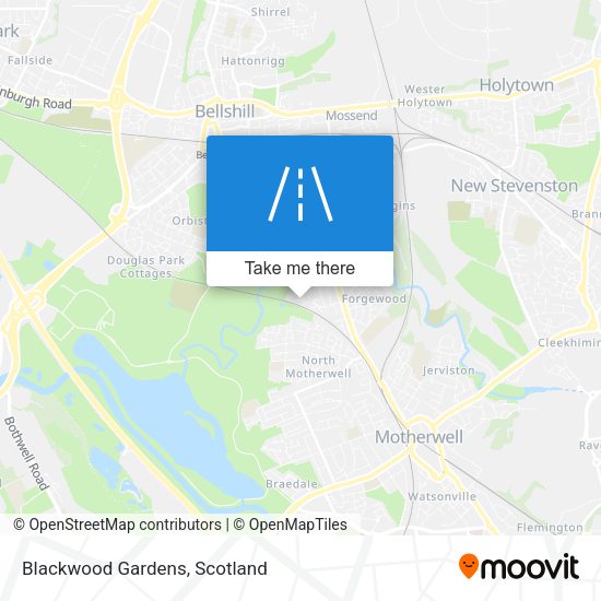 Blackwood Gardens map