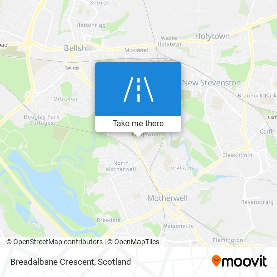 Breadalbane Crescent map