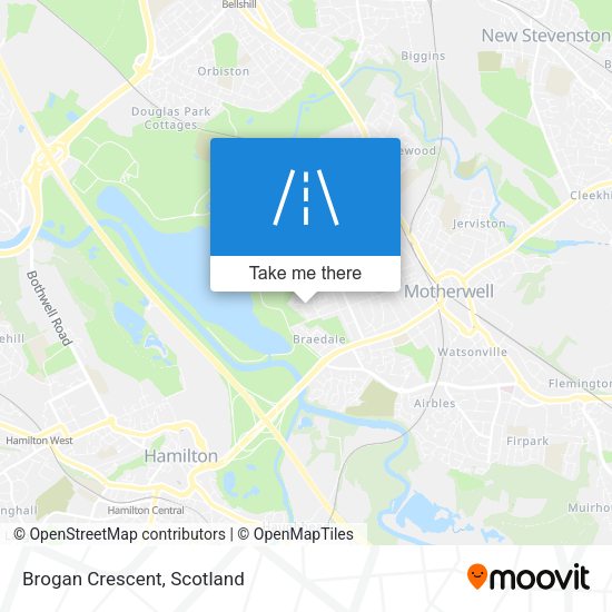 Brogan Crescent map