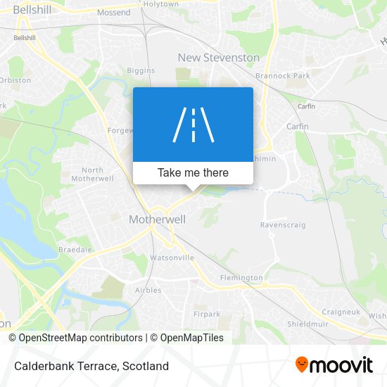 Calderbank Terrace map