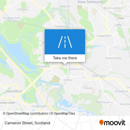 Cameron Street map