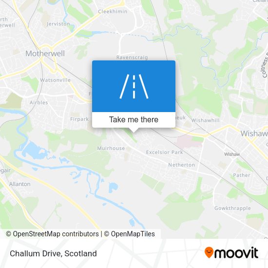 Challum Drive map