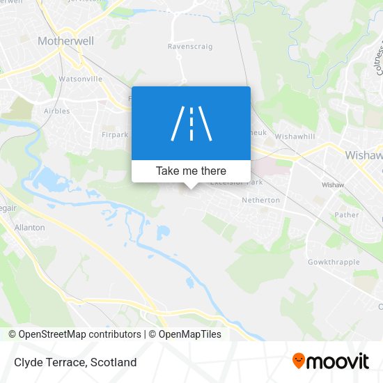 Clyde Terrace map