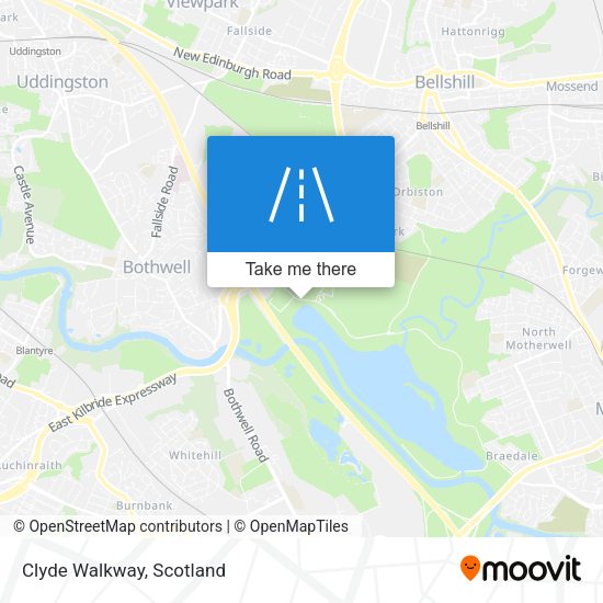 Clyde Walkway map