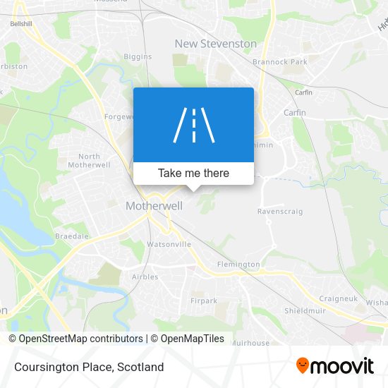 Coursington Place map