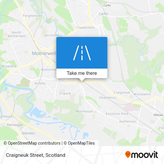 Craigneuk Street map