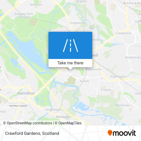 Crawford Gardens map