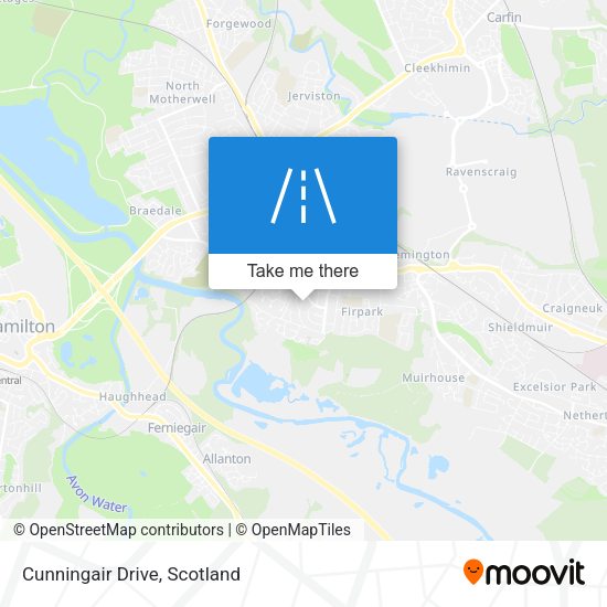 Cunningair Drive map