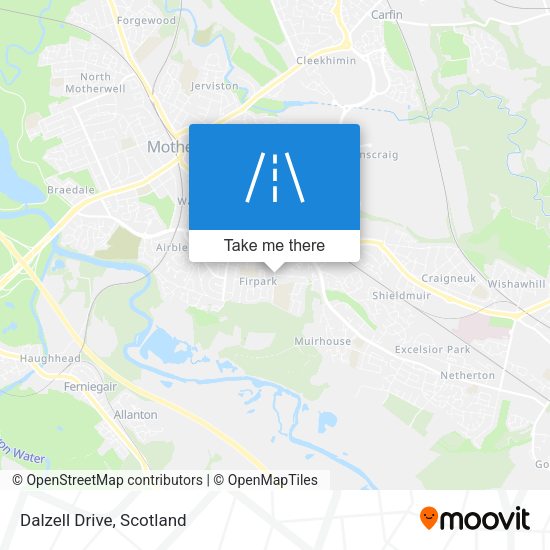 Dalzell Drive map