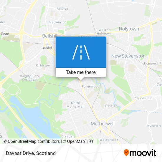 Davaar Drive map