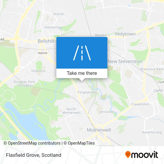 Flaxfield Grove map