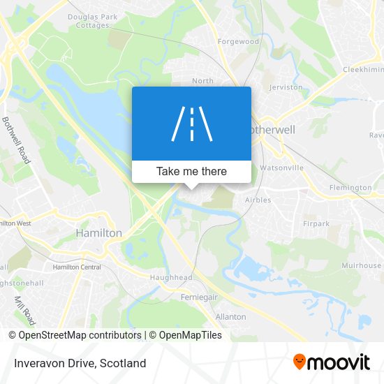 Inveravon Drive map