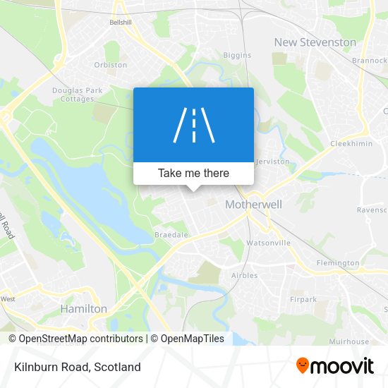 Kilnburn Road map