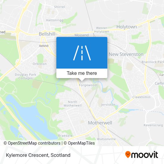 Kylemore Crescent map