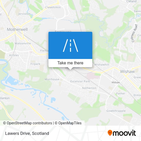 Lawers Drive map