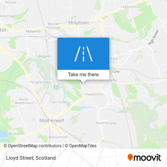 Lloyd Street map