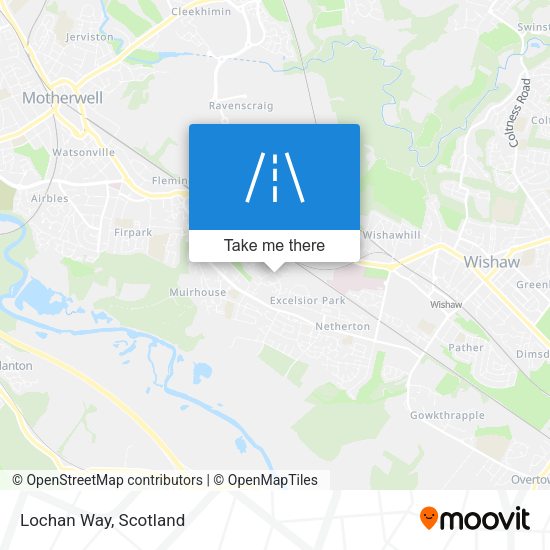 Lochan Way map