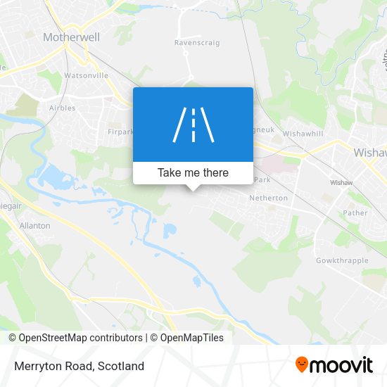 Merryton Road map