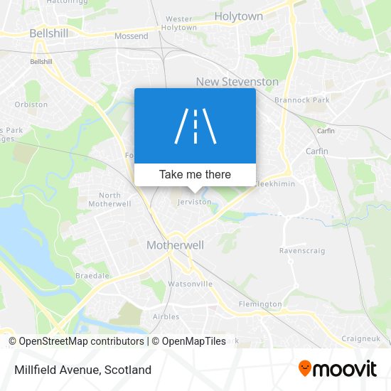 Millfield Avenue map