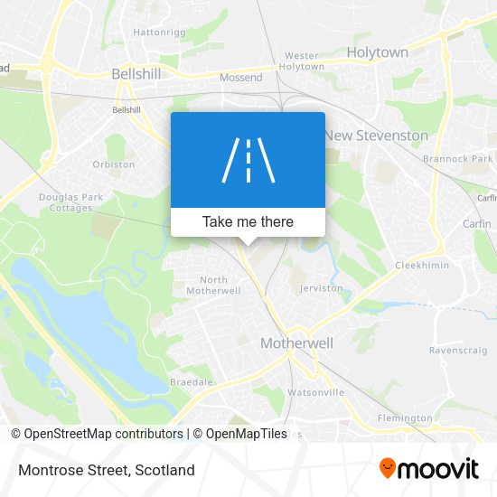 Montrose Street map