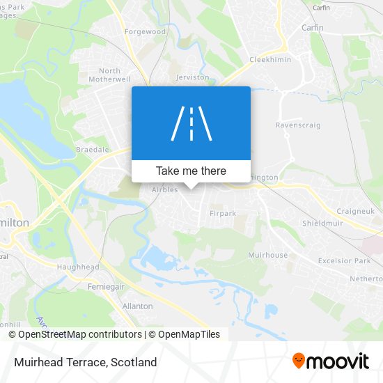 Muirhead Terrace map