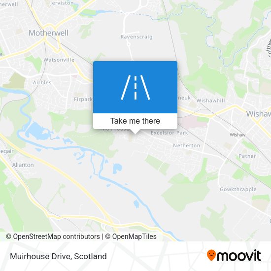 Muirhouse Drive map