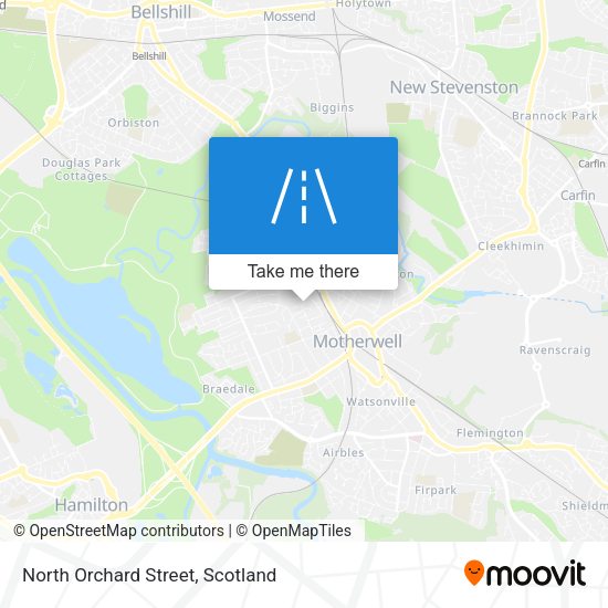 North Orchard Street map