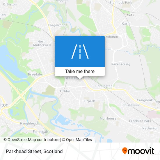 Parkhead Street map