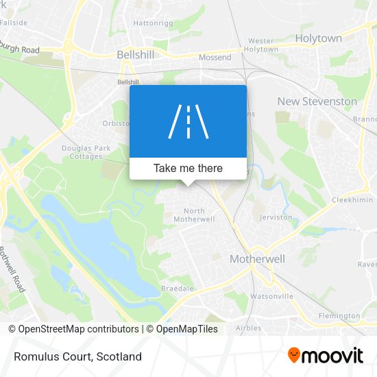 Romulus Court map