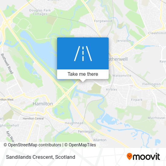 Sandilands Crescent map