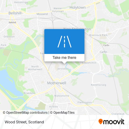 Wood Street map