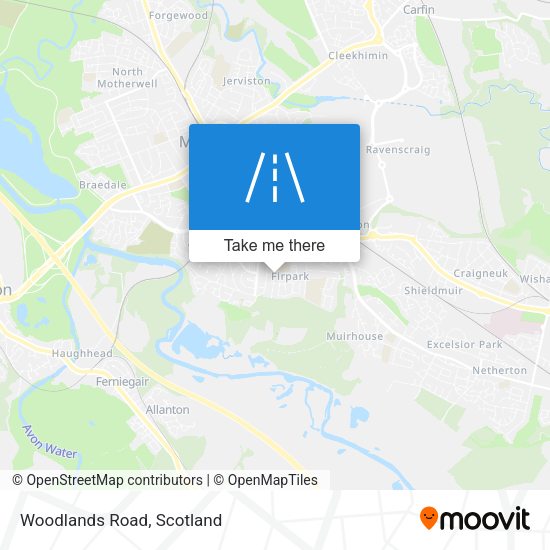 Woodlands Road map