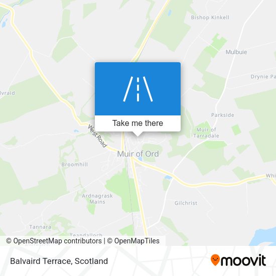 Balvaird Terrace map